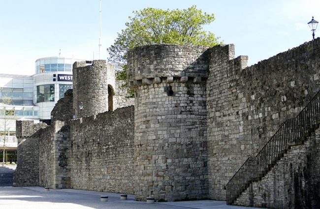 Visit Southampton City Wall as part of your cruise